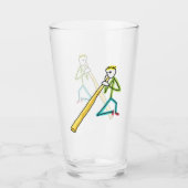 Didgeridoo Stickman Glas (Voorkant)