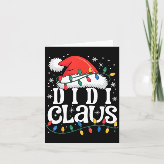 Didi Claus Funny Xmas Christmas Grandma Holiday St Kaart (Voorkant)