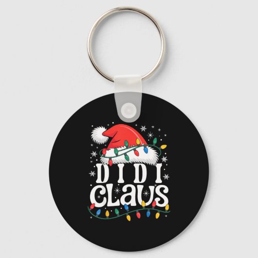 Didi Claus Funny Xmas Christmas Grandma Holiday St Sleutelhanger (Voorkant)