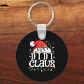 Didi Claus Funny Xmas Christmas Grandma Holiday St Sleutelhanger (Voorkant)