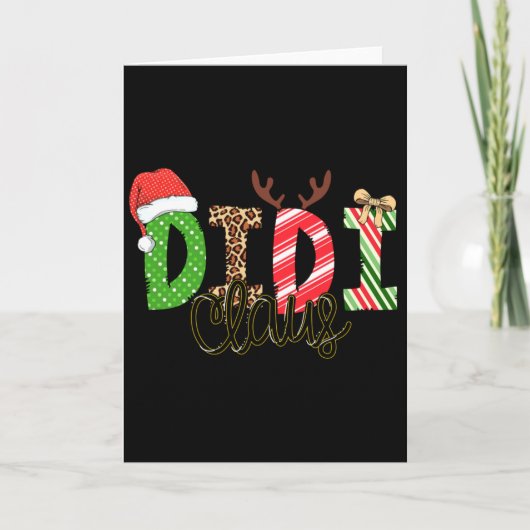 Didi Claus Xmas Happy Family New Santa Claus Chris Kaart (Voorkant)