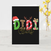 Didi Claus Xmas Happy Family New Santa Claus Chris Kaart (Gele Bloem)