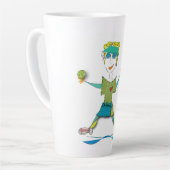 'Didi' - Pickleball Latte Mok (Linkerhoek)