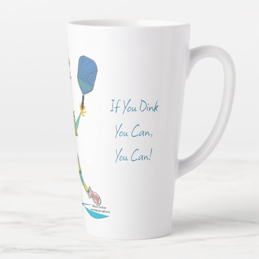 'Didi' - Pickleball Latte Mok (Rechts)