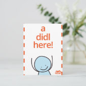 Didlr briefkaart (Staand voorkant)