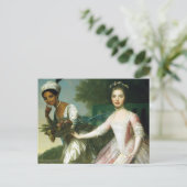 Dido Elizabeth Belle en Lady Murray Briefkaart (Staand voorkant)