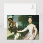 Dido Elizabeth Belle en Lady Murray Briefkaart (Voorkant / Achterkant)