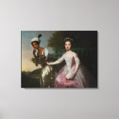 Dido Elizabeth Belle en Lady Murray Canvas Afdruk (Voorkant)