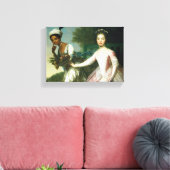 Dido Elizabeth Belle en Lady Murray Canvas Afdruk (Insitu (Woonkamer))