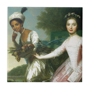 Dido Elizabeth Belle en Lady Murray Tegeltje