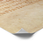 Dido offeert zich op Vergilius Vaticanus Poster (Hoek)