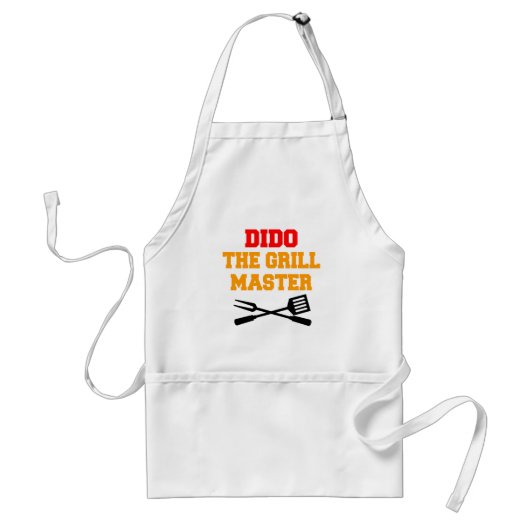 Dido The Grill Master Ukraine Grandfather Standaard Schort (Voorkant)