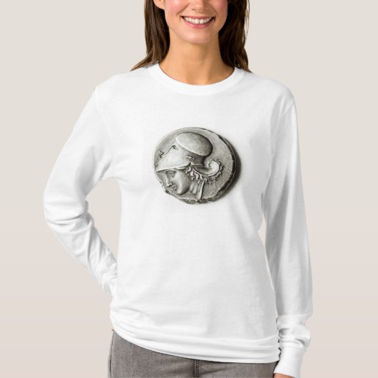 Didrachma van Heracles: buitenspiegelend Athena T-shirt (Voorkant)