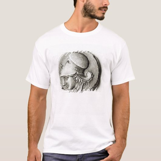 Didrachma van Heracles: buitenspiegelend Athena T-shirt (Voorkant)