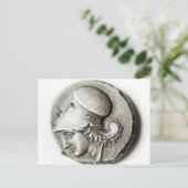 Didrachma van Heracles: verdruk Athena Briefkaart (Staand voorkant)