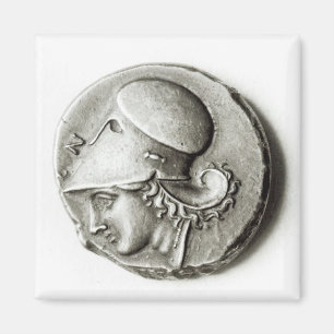 Didrachma van Heracles: verdruk Athena Magneet