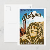 Didyma, oude kunst, Turkije, mediterraan zee Briefkaart (Voorkant / Achterkant)