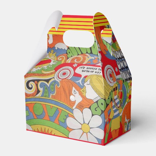 Die 70s Favor Box Bedankdoosjes (Voorkant Zijde)