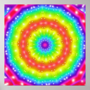 Die 70's Hippie Poster