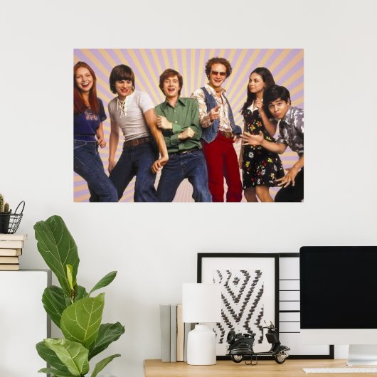 Die 70's Show Kelso Hyde Eric Fez Donna Jackie Poster (Thuiskantoor)