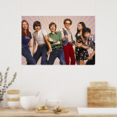 Die 70's Show Kelso Hyde Eric Fez Donna Jackie Poster (Keuken)
