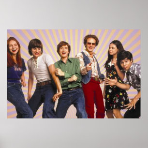 Die 70's Show Kelso Hyde Eric Fez Donna Jackie Poster
