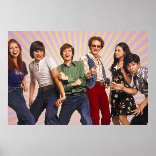 Die 70's Show Kelso Hyde Eric Fez Donna Jackie Poster (Voorkant)