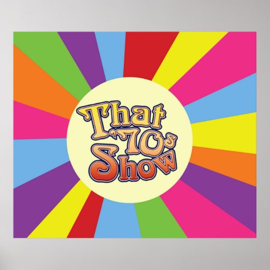 Die 70s Show Sunshine Logo Poster (Voorkant)