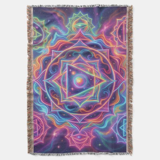 Die 7 Chakren´10 Deken (Voorkant Verticaal)