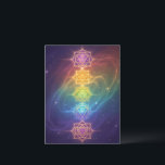 Die 7 Chakren´11 Briefkaart<br><div class="desc">Die 7 Chakren sind Energiezentren entlang der Wirbelsäule,  die verschiedene Lebensbereiche beeinflussen – von Sicherheit und Kreativität über Selbstbewusstsein und Liebe bis hin zu Kommunikation,  Intuition und Spiritualität. Im Gleichgewicht fördern sie Harmonie,  innere Kraft und ganzheitliches Wohlbefinden.</div>