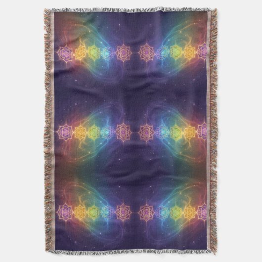 Die 7 Chakren´11 Deken (Voorkant Verticaal)