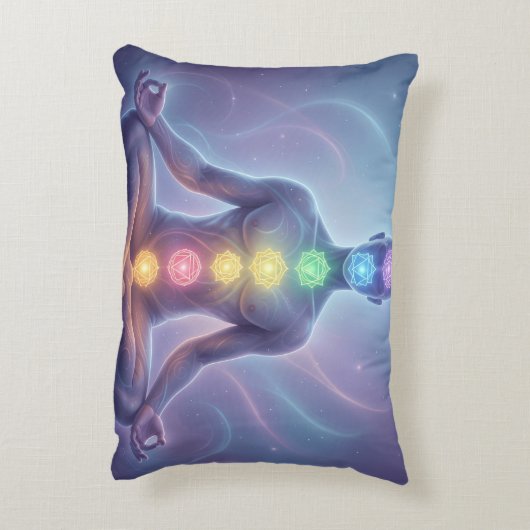 Die 7 Chakren´2 Accent Kussen (Achterkant (Verticaal))