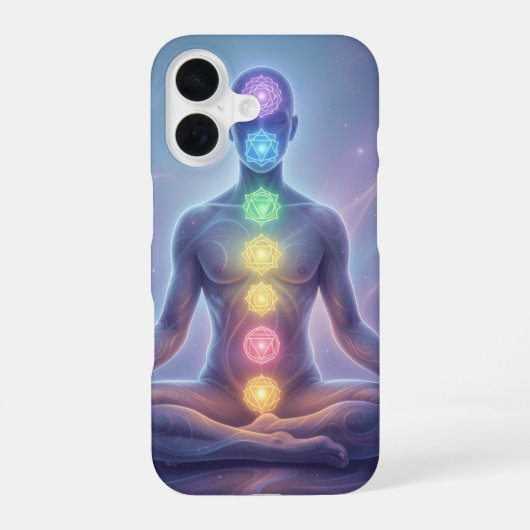 Die 7 Chakren´2 iPhone 16 Hoesje (Achterkant)