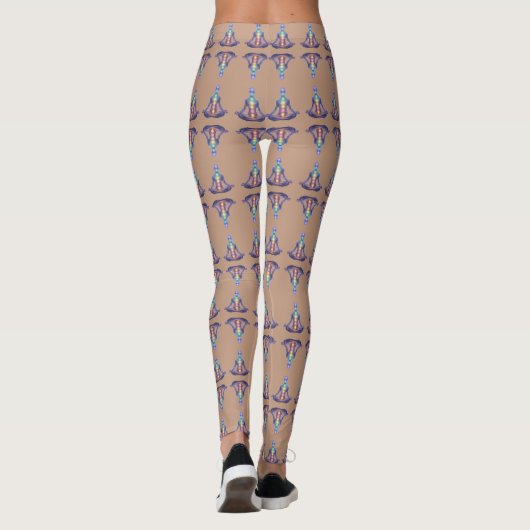 Die 7 Chakren´2 Leggings (Achterkant)