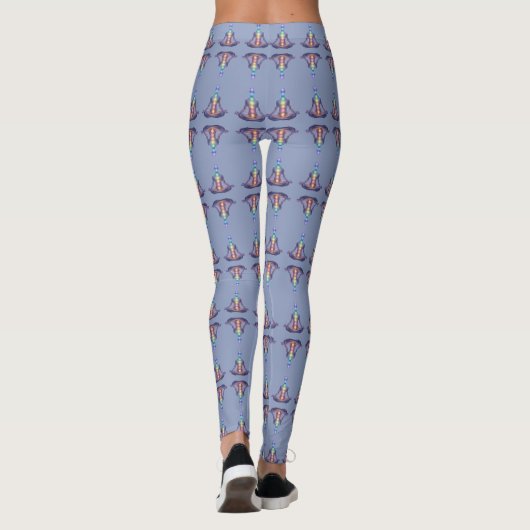 Die 7 Chakren´2 Leggings (Achterkant)