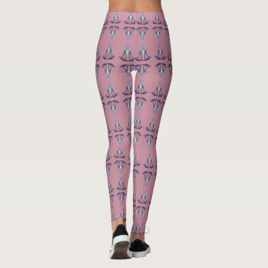 Die 7 Chakren´2 Leggings (Achterkant)