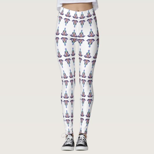 Die 7 Chakren´2 Leggings (Voorkant)
