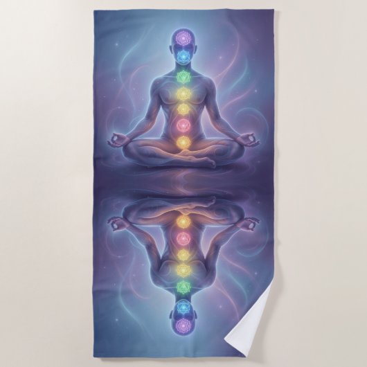 Die 7 Chakren´2 Strandlaken (Voorkant)