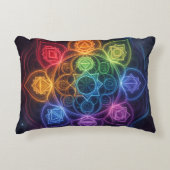 Die 7 Chakren´3 Accent Kussen (Voorkant)