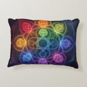 Die 7 Chakren´3 Accent Kussen (Achterkant)