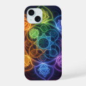 Die 7 Chakren´3 iPhone 15 Case (Achterkant)