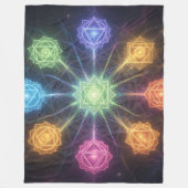 Die 7 Chakren´4 Fleece Deken (Voorkant)
