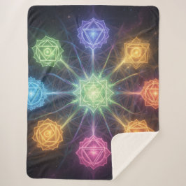 Die 7 Chakren´4 Sherpa Deken