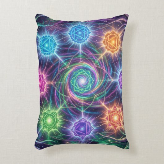 Die 7 Chakren´5 Accent Kussen (Voorkant(Verticaal))