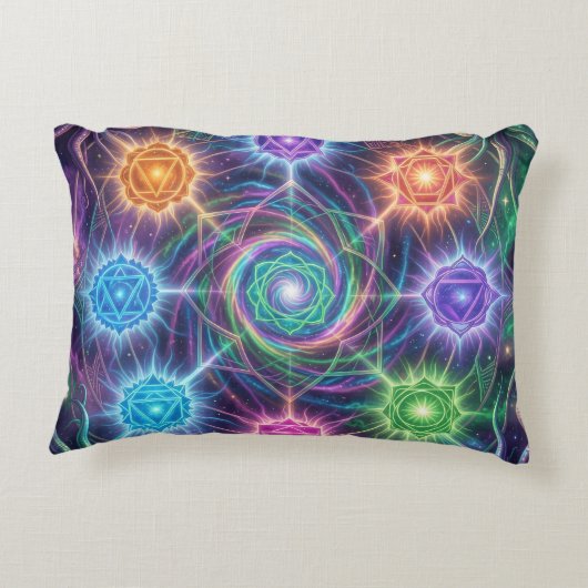 Die 7 Chakren´5 Accent Kussen (Achterkant)