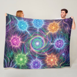 Die 7 Chakren´5 Fleece Deken