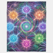 Die 7 Chakren´5 Fleece Deken (Voorkant)