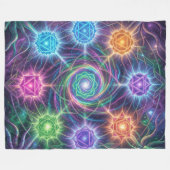 Die 7 Chakren´5 Fleece Deken (Voorkant (Horizontaal))