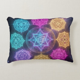 Die 7 Chakren´6 Accent Kussen