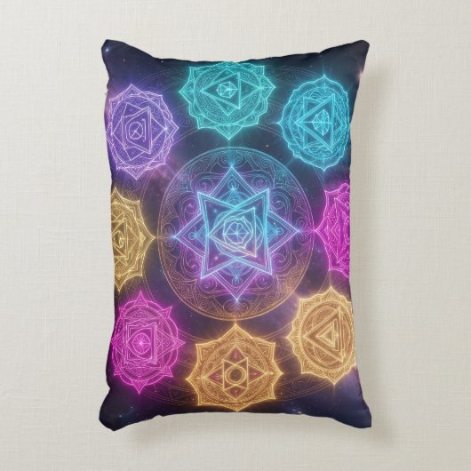 Die 7 Chakren´6 Accent Kussen (Voorkant(Verticaal))